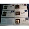 Image 2 : 1495. (5) Deep Sea Creatures 22K Gold Stamp Covers
