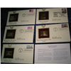Image 2 : 1502. (5) 1999-2000 22K Gold First Day Stamp Covers