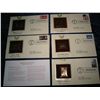 Image 2 : 1503. (5) 2000-2001 22K Gold First Day Stamp Covers