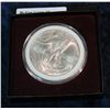 Image 1 : 1535. 2000 American Eagle Silver Dollar in Display Case
