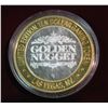 Image 2 : 1552. Golden Nugget Las Vegas $10. .999 Fine Silver Gaming Token
