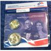 Image 1 : 1562. 2009 John Tyler Dollar & Letitia Tyler Medal As Issued by the US Mint.