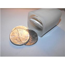 Roll Of American Silver Eagles.999