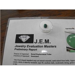 3 ct. Emerald Gem - $ 1400 GG GIA