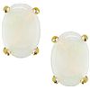 Image 1 : 10-kt. Yellow Gold Opal Earrings