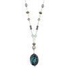 Image 1 : Charming Life Handmade Silver Paua Shell Necklace