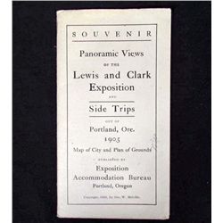 1905 PANORAMIC VIEWS OF THE LEWIS & CLARK EXPOSITION SOUVENIR BOOK
