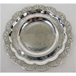 GERMAN NAZI AFRIKA CAMPAIGN PRESENTATION WALL PLATE