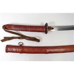 JAPANESE ARMY MILITARY OFFICERS SAMURAI SWORD & SCABBARD