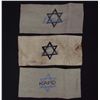 Image 1 : LOT OF 3 GERMAN NAZI HOLOCAUST ARM BANDS