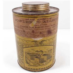 VINTAGE POWDERED ALL SPICE ADVERTISING TIN