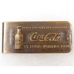 COCA-COLA ST. LOUIS WORLDS FAIR MONEY CLIP