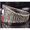 Image 3 : STERLING SILVER AND ENAMEL GERMAN NAZI SS DIVISION NORDLAND RING