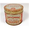Image 1 : VINTAGE CHASE & SANBORN'S COFFEE ADVERTISING TIN