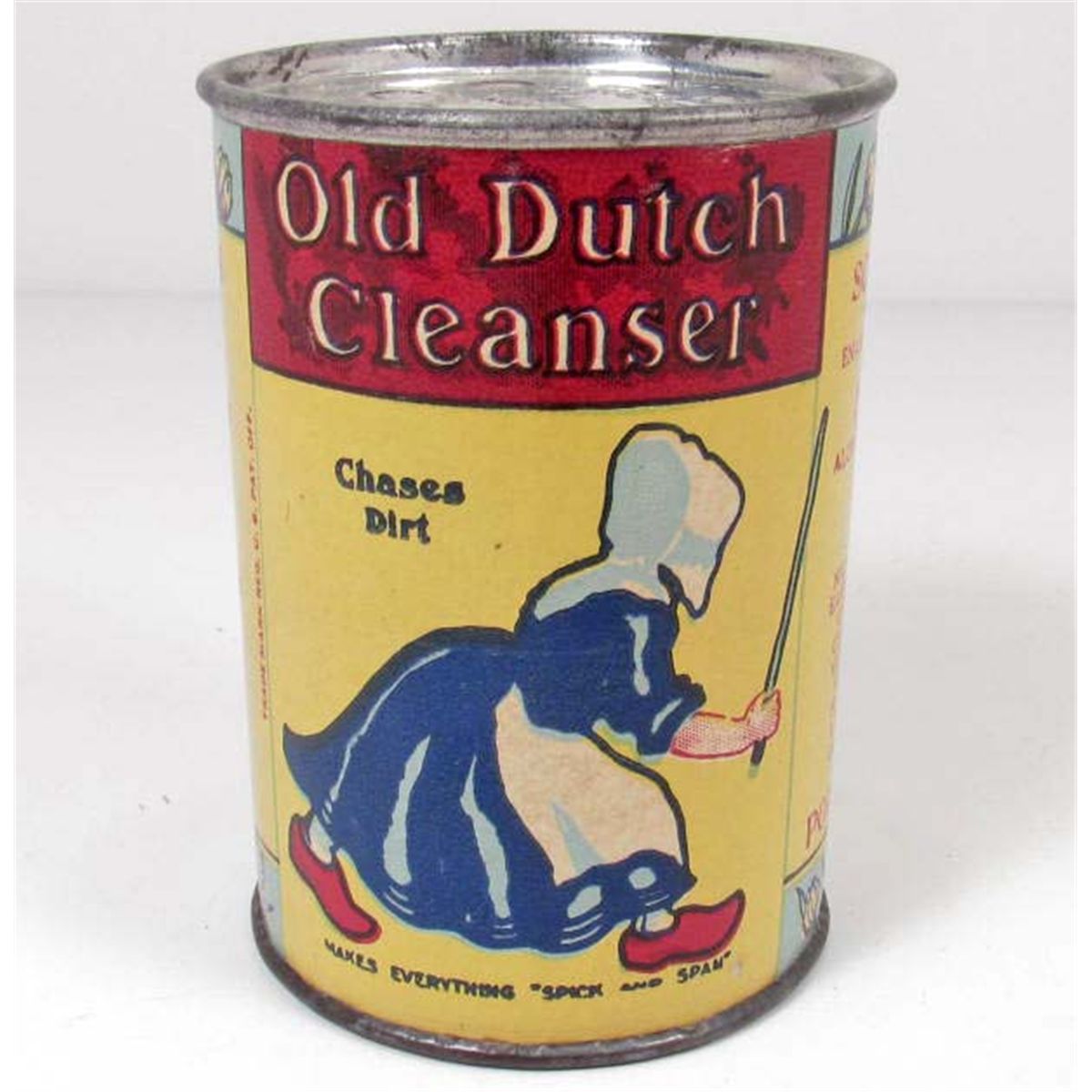 VINTAGE OLD DUTCH CLEANSER ADVERTISING TIN