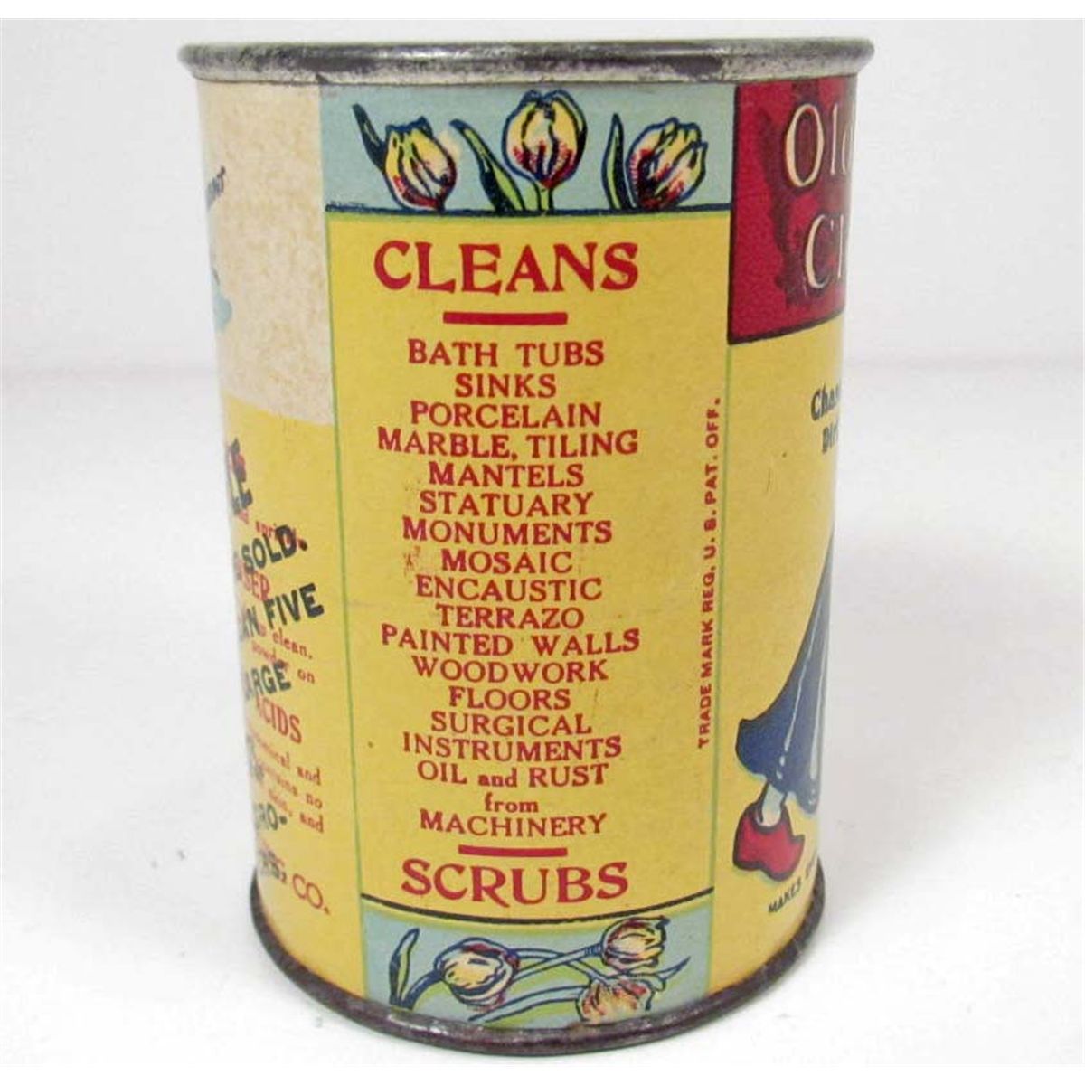 VINTAGE OLD DUTCH CLEANSER ADVERTISING TIN