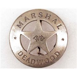 DEADWOOD SOUTH DAKOTA MARSHALL BADGE