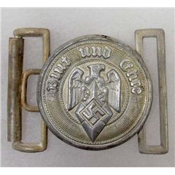 GERMAN NAZI BELT BUCKLE W/ KEEPERS