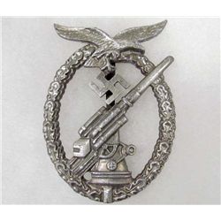 GERMAN NAZI LUFTWAFFE ANTI AIRCRAFT BADGE