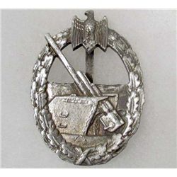 GERMAN NAZI NAVY COSTAL ARTILLERY BADGE