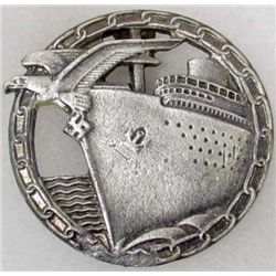 GERMAN NAZI NAVY BLOCKADE RUNNERS BADGE