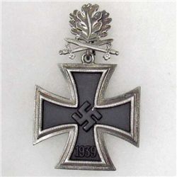 GERMAN NAZI IRON CROSS W/ OAK LEAVES