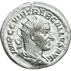 Impero Romano.          Treboniano Gallo (251-253).   Antoniniano.   D/ IMP C C VIB TREB GALLVS AVG.