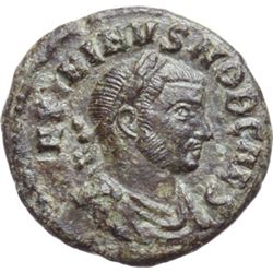 Impero Romano.          Massimino II Daia (309-313).   Frazione di follis.   D/ MAXIMINVS NOB CAES. 