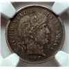 Image 2 : 1908O Barber dime  NGC AU environmental damage