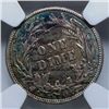 Image 3 : 1908O Barber dime  NGC AU environmental damage