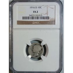 1916D Mercury dime NGC02