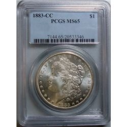 1883CC  Morgan $ PCGS65