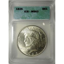 1925 Peace $ ICG63