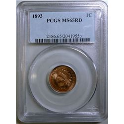 1893 Indian penny  PCGS65RED