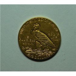 1913 $2 1/2   GOLD Indian