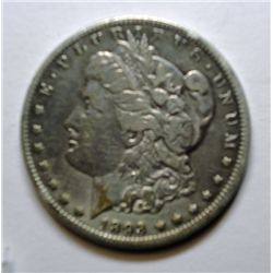 1893CC Morgan $  VF clnd heavily
