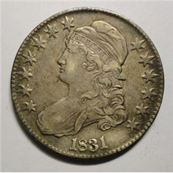 1831 Bust half $  XF