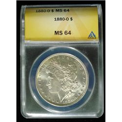 1880O  Morgan $ ANACS64  GS 64 bid = $1670