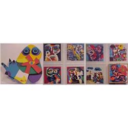 Karel Appel (b. 1921) Dutch KIJK LEEF SPEEL M