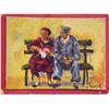 Image 1 : Guy Buffet (b.1943) French SEATED COUPLE, oil