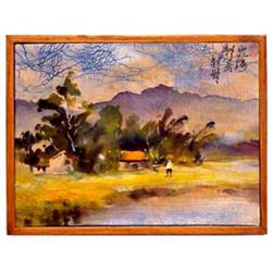 Chinese School (20th Century) LANDSCAPE, wate