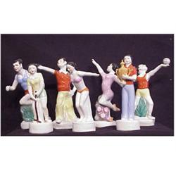 Decorative Arts: Chinese Figurines ATHLETES,