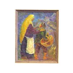 Chaim Goldberg (20th Century) Israeli ENCOURA