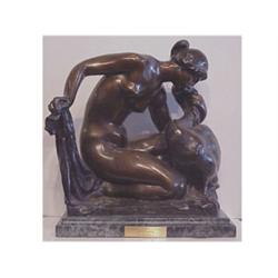Richard Guido (1890-1973) French LEDA AND THE