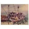 Image 1 : Ceasar Hernandez (b.1909) American BOATS, wat