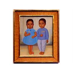 Gustavo Montoya (b. 1905) Mexican NINA Y NINO