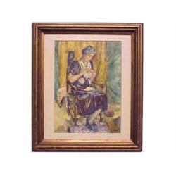 Edith Pijpers (1886-1963) Netherlands SEATED