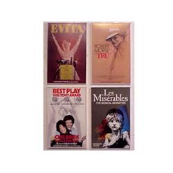 Theatre posters LES MISERABLES; TRU; EVITA; C