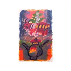 Theo Tobiasse (b. 1927) Israeli BUCOLIQUE A L