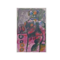 Theo Tobiasse (b. 1927) Israeli GRANDE DAME A